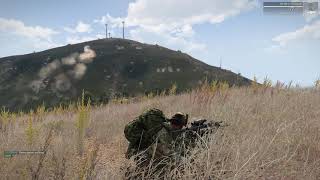 Arma3 - Friendly Support Helicopter Takes Heavy Fire From Anti Air Rockets
