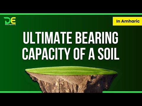 Design of ultimate bearing capacity of a soil