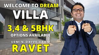 RSL-93/ Luxurious 3 4 & 5BHK Duplex Villa for sale | Ultra luxury villa @near Ravet #villa