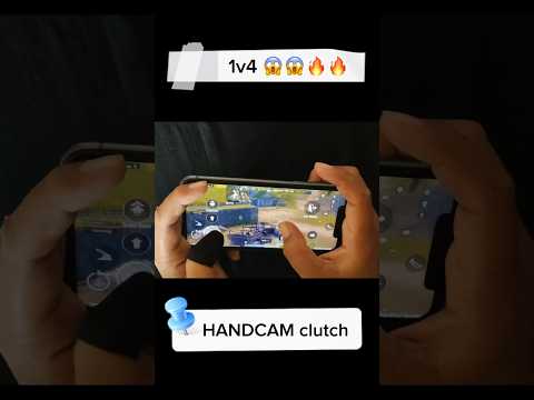 HANDCAM 1v4 😱😱😱🔥🔥🇵🇰🇵🇰 #pubgmobile #shorts #lazaz
