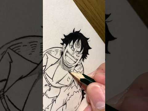 "Draw Luffy as a 35 year old." (ASMR) 🔥