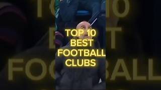 Top 10 Best Football Clubs in the World 2024 #football #top10 #footballclubs #bestclubs