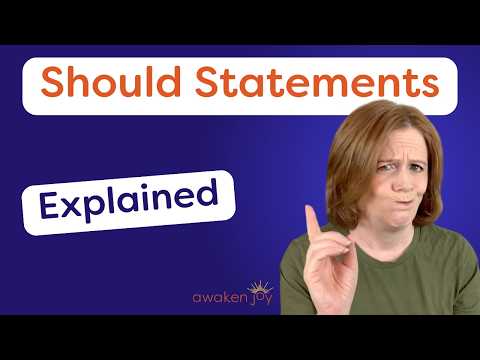 Cognitive Distortion Should Statements