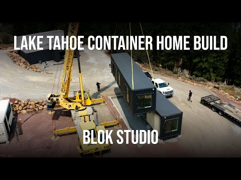 NICE 2 CONTAINER HOME IN LAKE TAHOE // BLOK STUDIO // TOUR INSIDE!