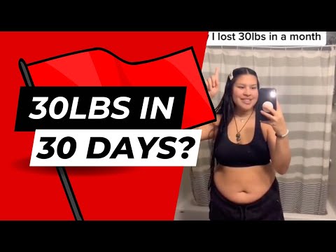 Can you lose 30lbs in 1 month?!