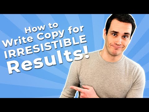 Copywriting Training - How to Write Copy for Irresistible Results