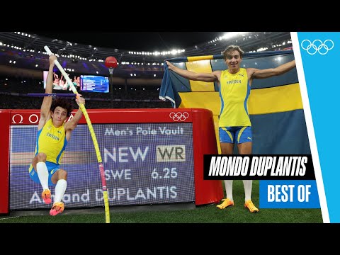 👑 King of the air: The best of Mondo Duplantis 🥇 at the Olympics | Athlete Highlights