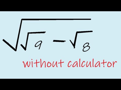 Try out  this easy trick | No Calculator 📵 | math Olympiad| square root problem