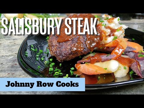 How to make an easy Salisbury Steak and a simple Sauce | Johnny Row Cooks