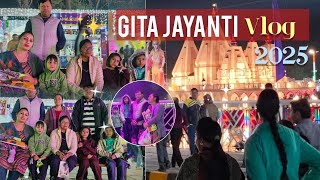 Gita jayanti vlog ✨🍂 2025|Yakshita creation #dailyvlog 
