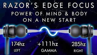 The Razor's Edge Focus - 111 Hz Gamma For Brain & Body Power