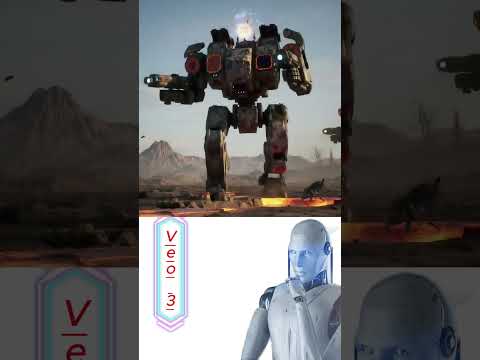 Veo 3 Google: Mech Warriors vs Shadow Swarm – Metal Meets Darkness!#Veo3Google #MechWarriors