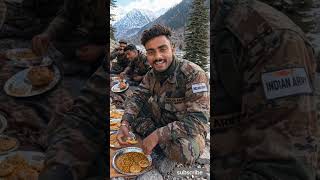Kashmir ki Wadiyon Mein daal bati khane ka maja | Fouji Life 🇮🇳 #armymotivation#shortsfeed #shorts