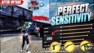 OB-44 After Update New Sensitivity Setting In Free Fire | 200 Sensitivity For 2GB 3GB 4GB 6GB RAM