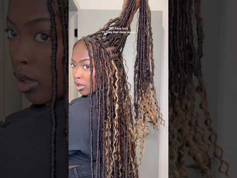 DIY Boho Faux Locs - ISEE Hair #hairextensions #boho #fauxlocshairstyles #iseehair #tutorial