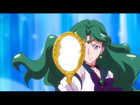 美少女戰士 天王星 海王星 變身 絕招 Sailor Moon Crystal Make Up 深海鏡射 宇宙劍亂風 Space Sword Blaster Submarine Refection
