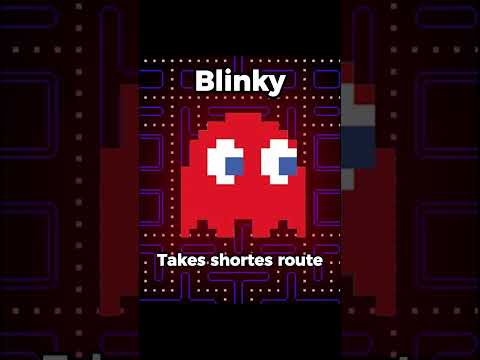 Pac-Man's Ghostly Crew Revealed - Part 2/5: Blinky #arcadegames #pacman #retro #gaming #arcade