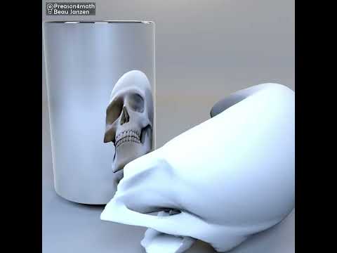 Anamorphic Skull