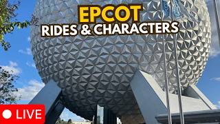 🔴 Live: Epcot Rides and Characters 2026 -  Walt Disney World 07.21.2026