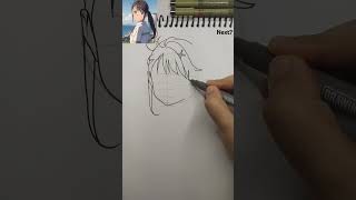 how to draw suzume🩷️ #suzume #suzumenotojimari #animemovie #viralvideo #shorts #anime #drawing #art