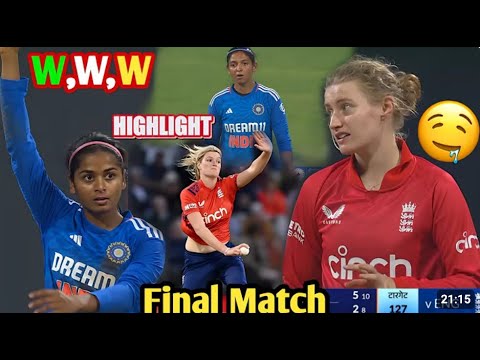 India women vs England women 3 T20 match 🔥🔥🔥