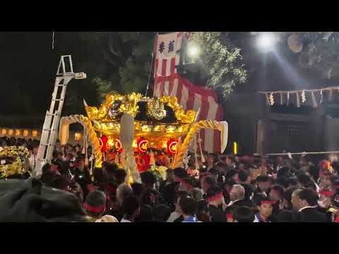 2024魚吹八幡宮 坂上屋台