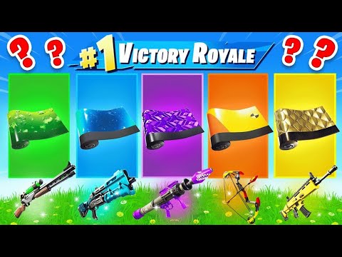 I Tried The Fortnite Random Weapon Skin Challenge