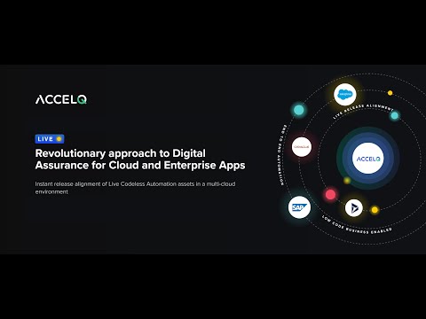 ACCELQ Live - Digital Assurance for Cloud and Enterprise Apps