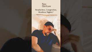 Say Goodbye to Headaches & Stuffy Nights with Nasya Ghrit! 🌿Clear Sinuses & Sleep Better Naturally