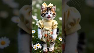 A Tiny Cat’s Adorable Surprise in a Meadow Full of Butterflies 🦋🐈