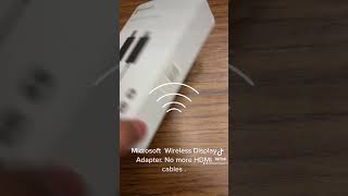 Microsoft  Wireless Display Adapter. No more HDMI cables .#Microsoft #game #wireless #fypシ #pc