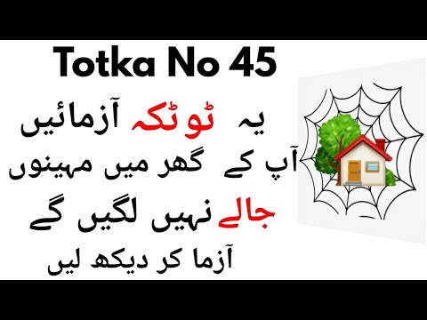 Totka No 45-Ghar Se Makri Ke Jale Utarne Ka Totka-How To Remove Spider Webs