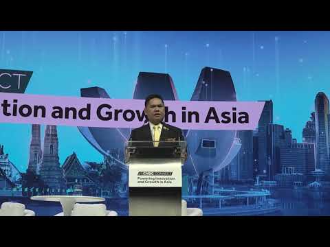 นายวราวุธ ศิลปอาชา รมว.พม. กล่าวปิดกิจกรรม CNBC Connect : Powering Innovation and Growth in Asia