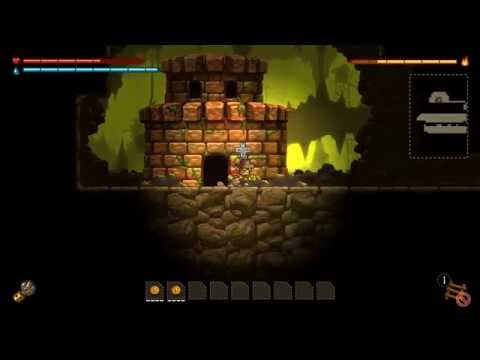 How to get to the Secret "Mario" Area in Steamworld Dig for Wii U!