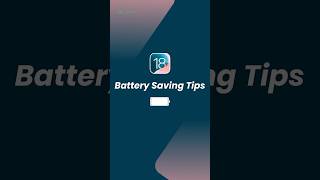 STOP Battery Draining 🔋| iOS 18 Battery Saving Tips 🔥