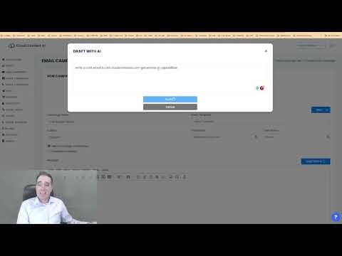 CloudContactAI's Generative AI Email Capabilitities