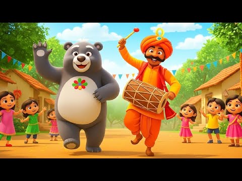 Kalu Madari Aaya 🐻 | कालू मदारी आया | Kids Hindi Poem | Hindi Rhymes | Baby Poem | Kids Poem