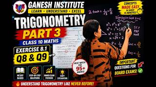 Can You Solve These? 😱 | Trigonometry Ex 8.1 Q8 & Q9 | Class 10