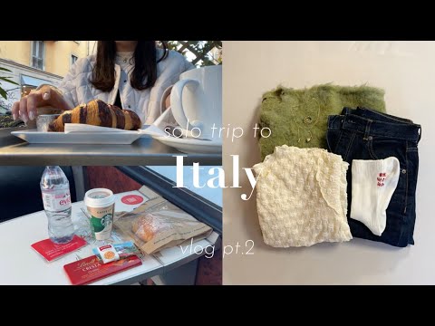 Alone in Italy🇮🇹 女子ひとり旅🤍| 大学卒業旅行 | 近況報告🎓l solo trip