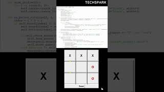 XOX Game with python 🧮  #python #programming #coding #ai #shorts #xoxgame