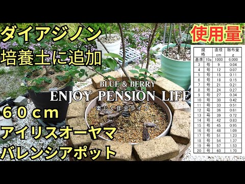 ブルーベリーにダイアジノン追加方法(サイズ別使用量一覧）