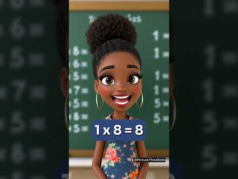 1x Times Table Song - Easy & Fun Way To Learn Multiplication Tables! #timestables #kidsfunlearning