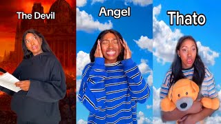 New Zayaan’s Funniest Angel vs Demon TikToks | Best Moments with Zaya, Zira, Eel & Others