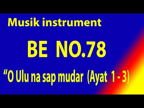 BUKU ENDE (BE) NO.78 O ULU NA SAP MUDAR  (Ayat 1-3)