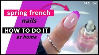Spring French Nails - Quick DIY