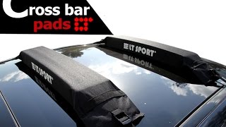 Universal Roof Top Rack Soft Cross Bars Installation Guide by LT Sport SB-ST-2300 Review
