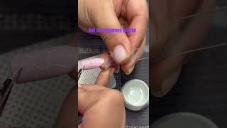 Heart spiderwebs 🕸️ nail art tutorial #nailart #halloweennailart ##spiderwebnail #naildesign