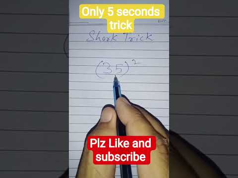 Square Any Number Ending in 5 | Shoaib’s Math Tip: #SquareTrick #MathTips #mathsshorts#mathtips