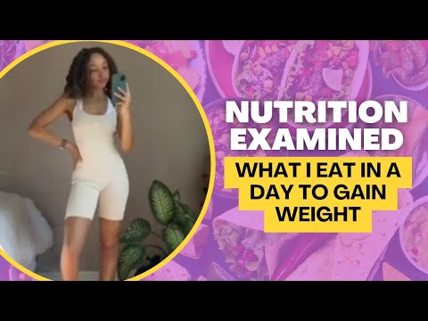 What I Eat In A Day for Weight Gain