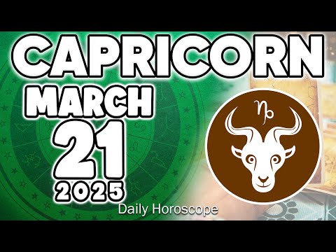 𝐂𝐚𝐩𝐫𝐢𝐜𝐨𝐫𝐧 ♑ 💲💲BIGGEST MONEY OF YOUR LIFE ON THE WAY💰💵 Horoscope for today MARCH 21 2025 🔮 #horoscope